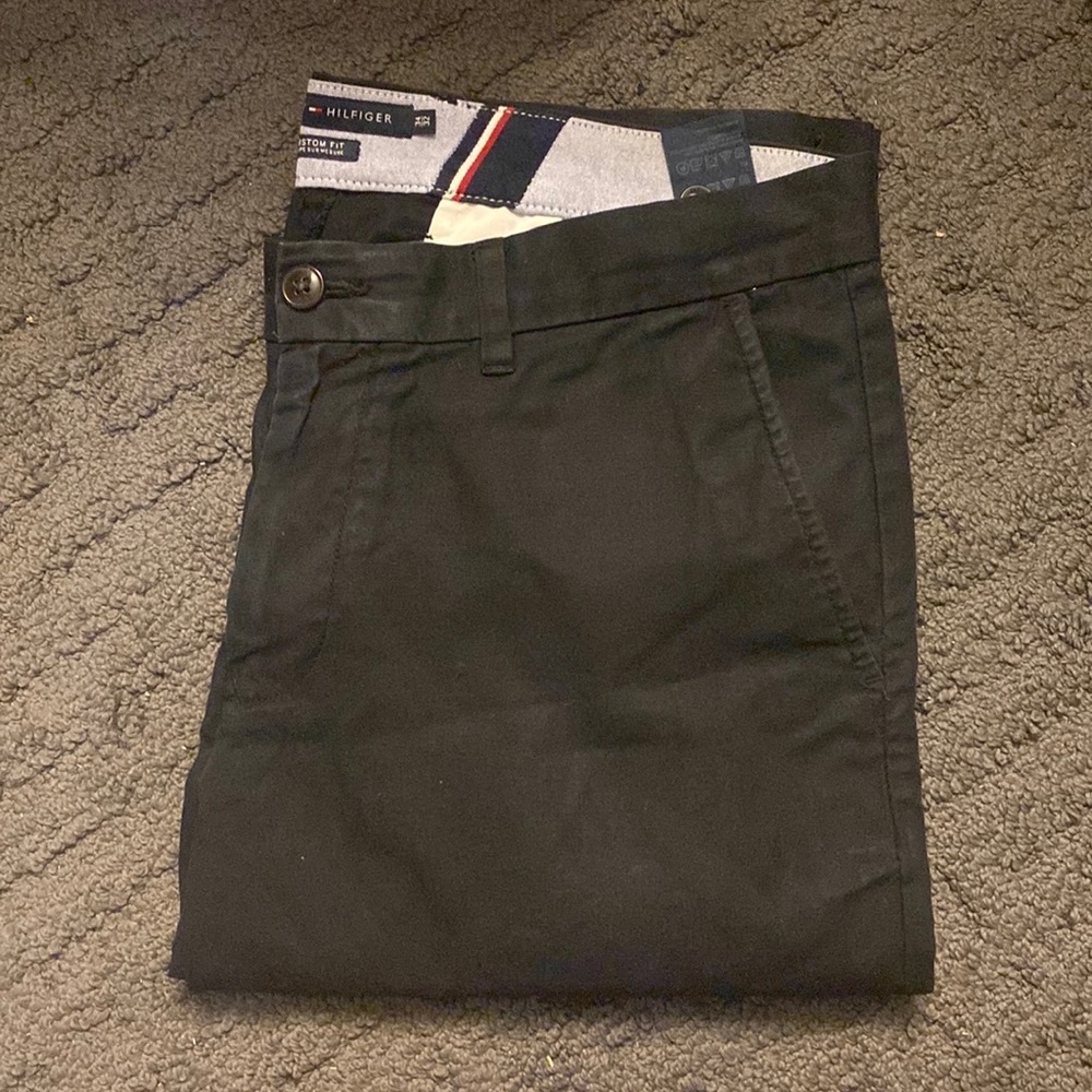 Tommy Hilfiger Navy Blue Khakis